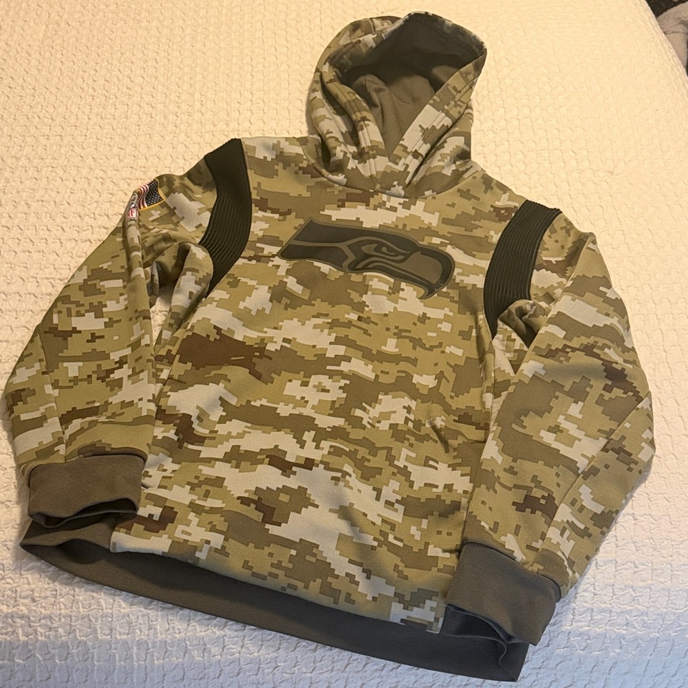 Nike Seahawks Salute to Service Camo Hoodie